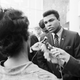 Muhammad Ali talking with the press after being indicted by a federal grand jury for his refusal to be inducted into the armed forces.
Getty Images